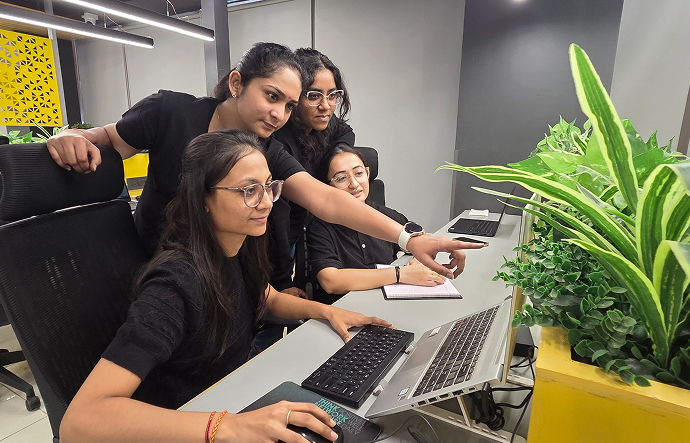 DigitalRooar development team at work